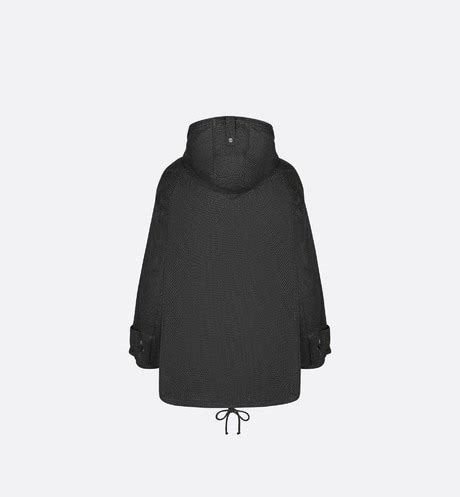 dior fishnet shirt|Hooded Anorak Black Dior Mesh Technical Fishnet.